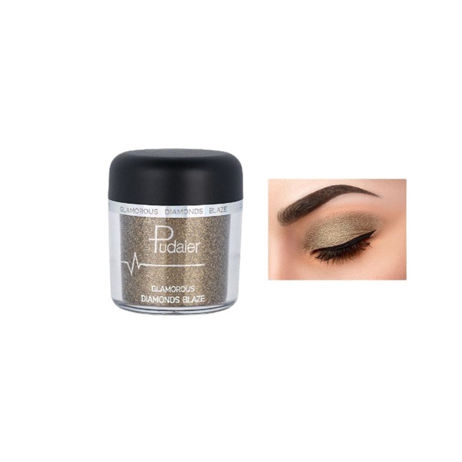 Fard De Ochi Glitter, Pudaier, Glamorous Diamonds, 8 fotografia produsului View 2 L