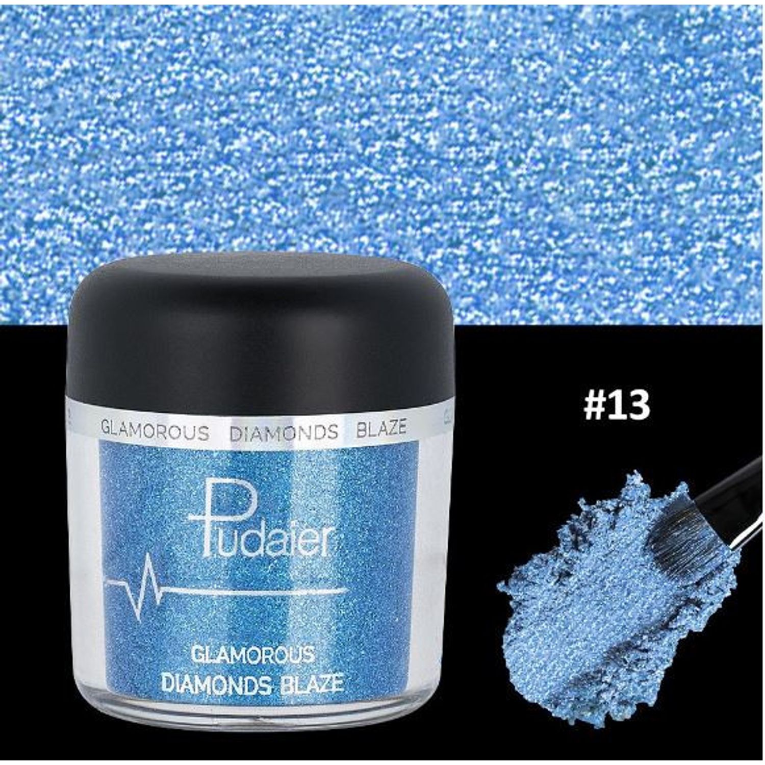 Fard De Ochi Glitter, Pudaier, Glamorous Diamonds, 13 fotografia produsului View 3 L