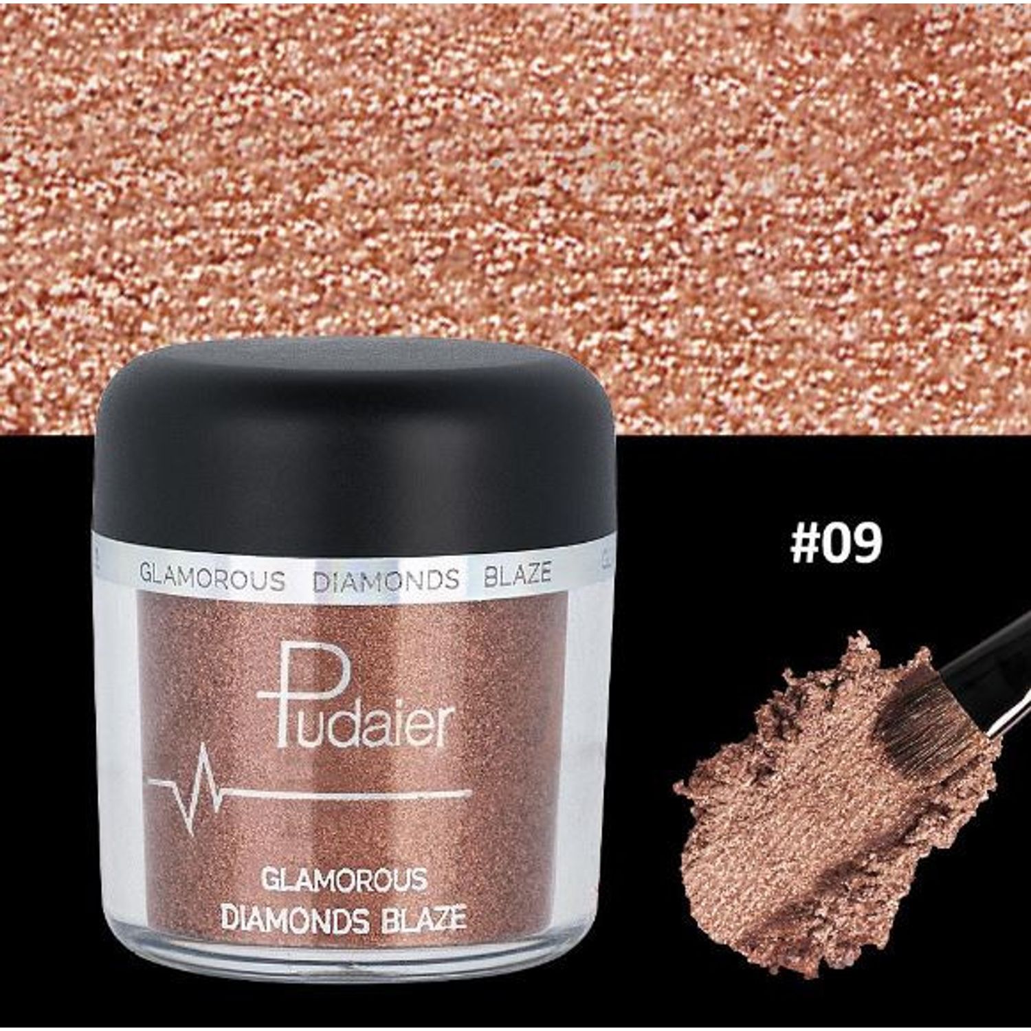 Fard De Ochi Glitter, Pudaier, Glamorous Diamonds, 9 fotografia produsului View 4 L