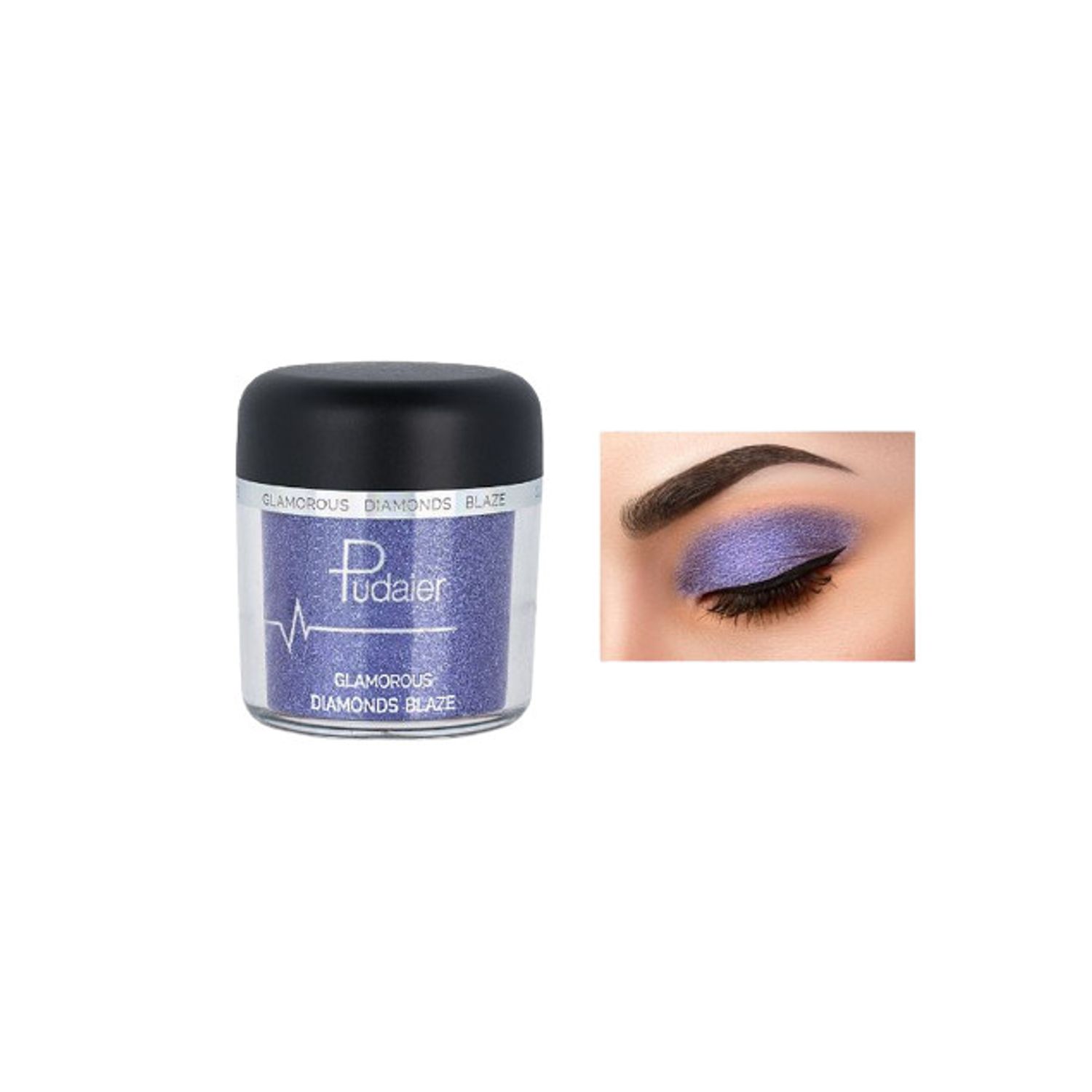 Fard De Ochi Glitter, Pudaier, Glamorous Diamonds, 7 fotografia produsului View 2 L