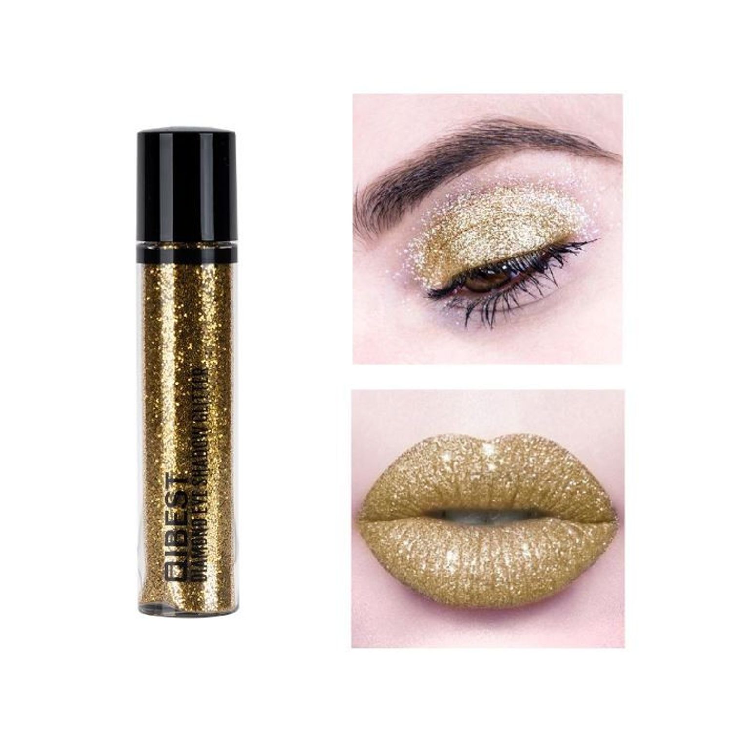 Fard De Ochi Glitter, Qibest, 10 fotografia produsului View 2 L