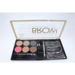 Trusa Fard, Kit Sprancene, Ushas, Mega Palette fotografia produsului View 3 S