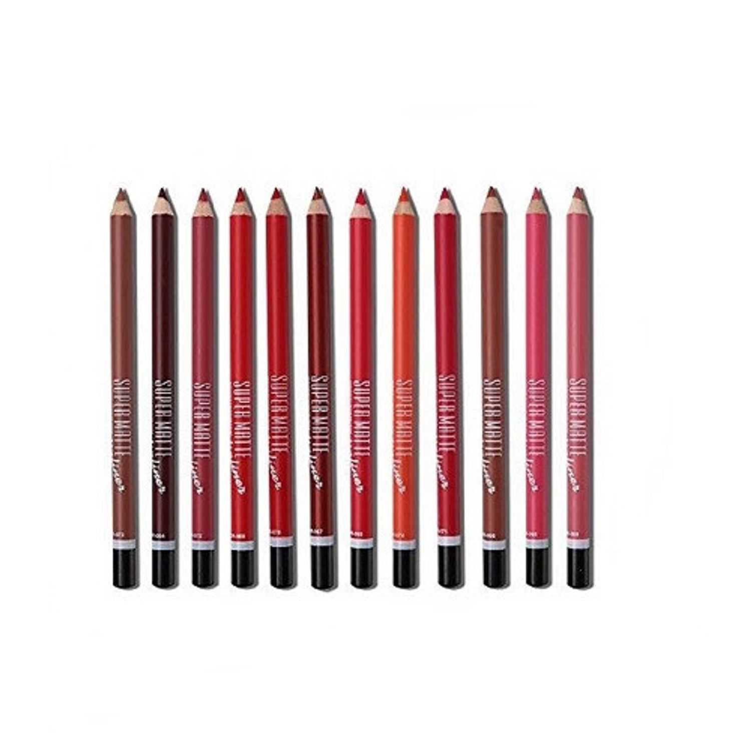 Set 12 creioane de buze, Makeup, Mm Cosmetics, SuperMatte fotografia produsului View 2 L