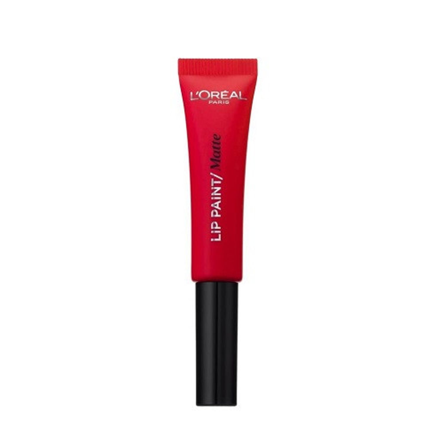 Ruj de buze lichid, Loreal, Lip Paint Matte, 204 Red Actually fotografia produsului