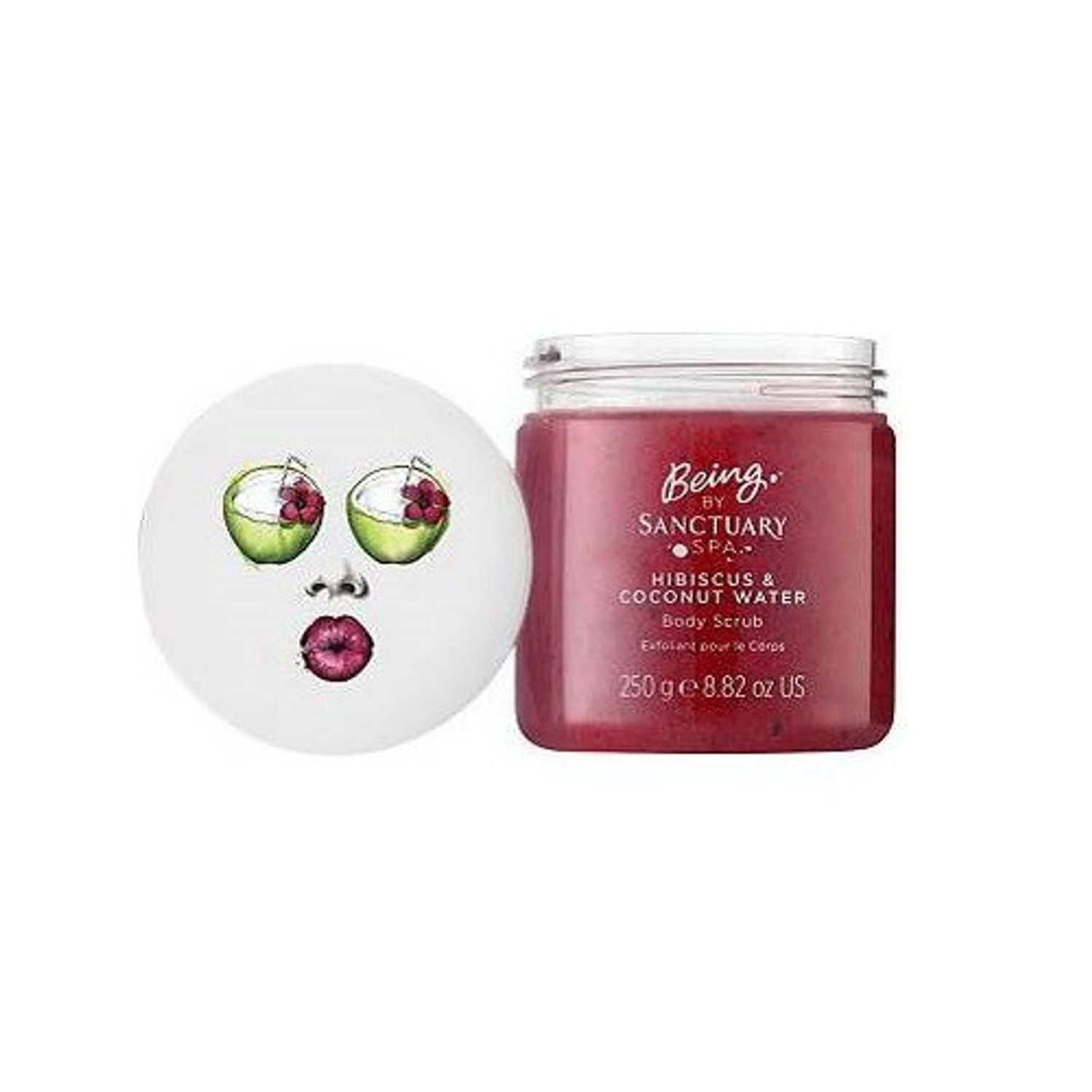 Scrub de corp, Sanctuary Spa, Hibiscu Si Nuca De Cocos, 250 g fotografia produsului View 2 L