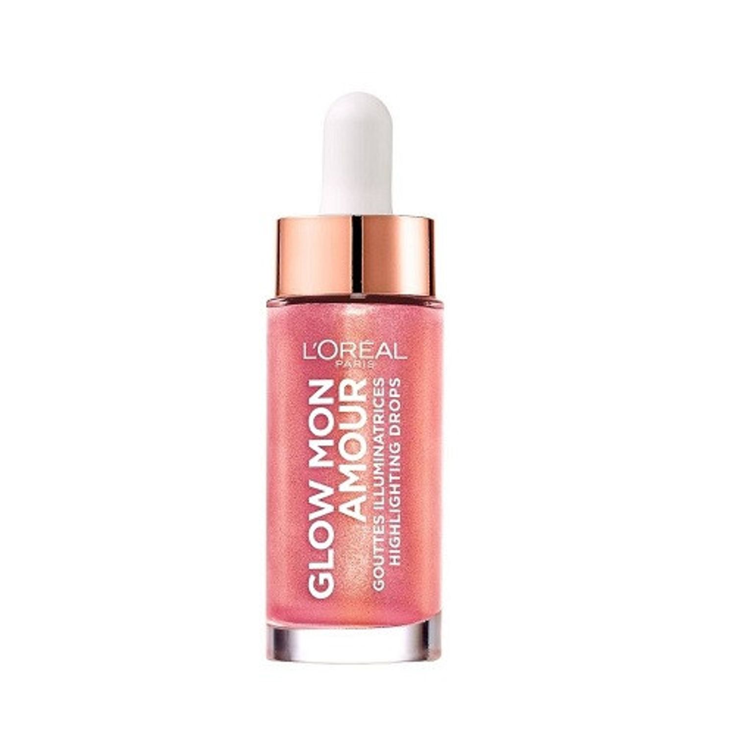 Iluminator lichid Loreal Glow Mon Amour HIghlighting Drops 04 Melon Dollar Baby fotografia produsului View 8 L