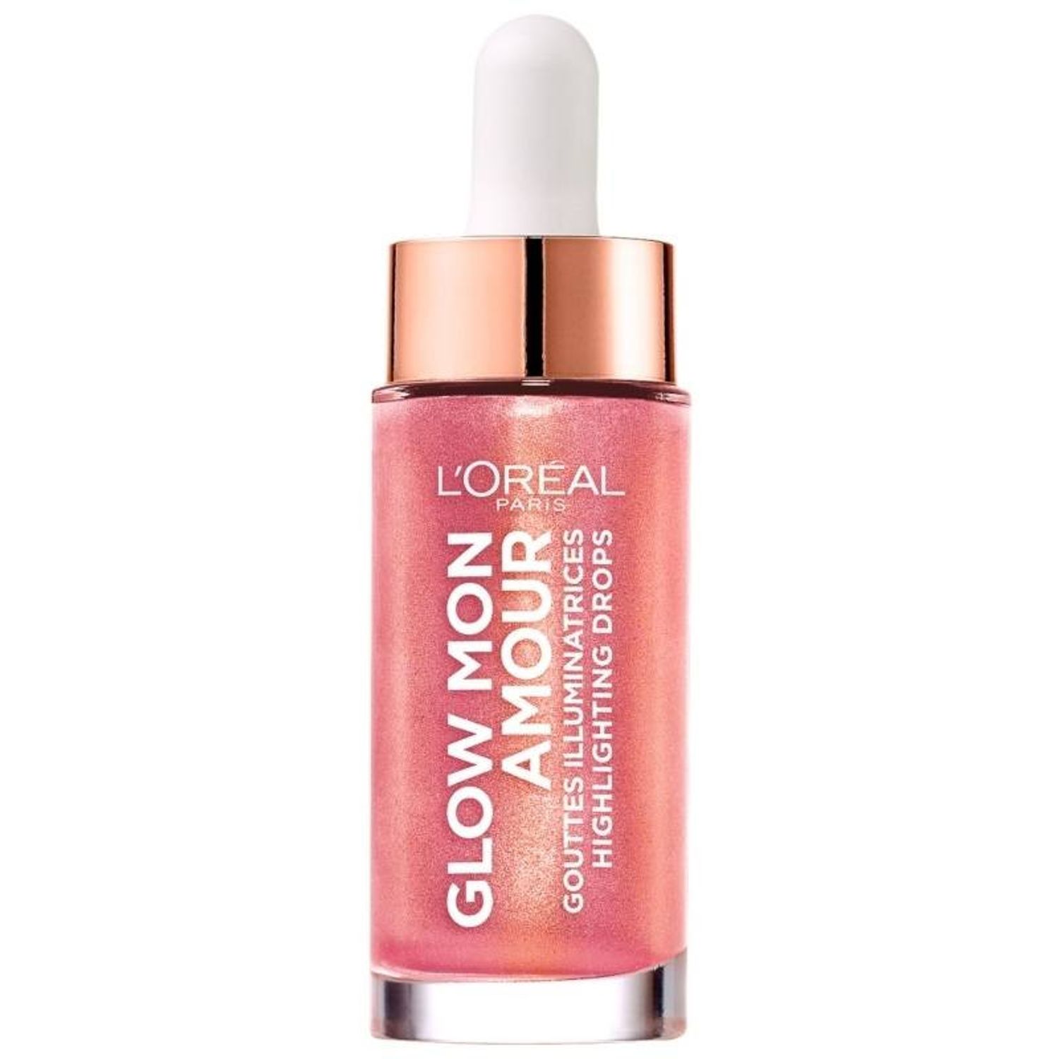 Iluminator lichid Loreal Glow Mon Amour HIghlighting Drops 04 Melon Dollar Baby fotografia produsului