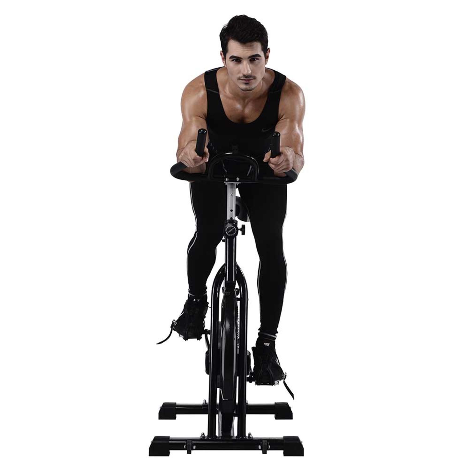 Bicicleta spinning Pro Timeless Tools, sa si ghidon reglabil, ecran LCD fotografia produsului View 3 L