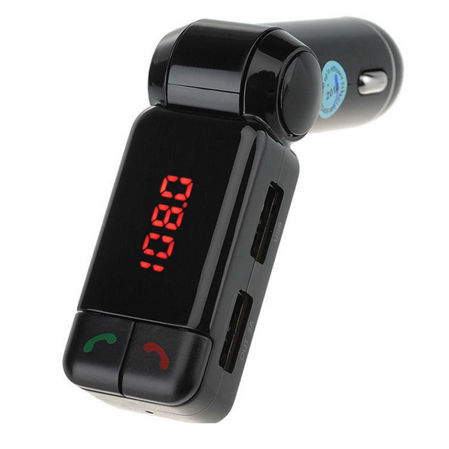 Modulator FM Auto Timeless Tools, cu functie handsfree, 2 porturi USB fotografia produsului