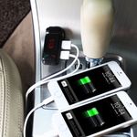 Modulator FM Auto Timeless Tools, cu functie handsfree, 2 porturi USB fotografia produsului View 3 S