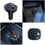 Transmitator FM auto multifunctional  Timeless Tools, modulator FM, cu raza de actiunie 5 m,  USB si bluetooth fotografia produsului View 4 S