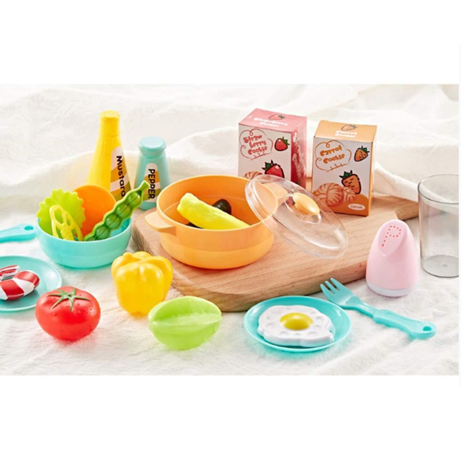 Set bucatarie de jucarie Timeless Tools, 41 piese, Bej fotografia produsului View 5 L