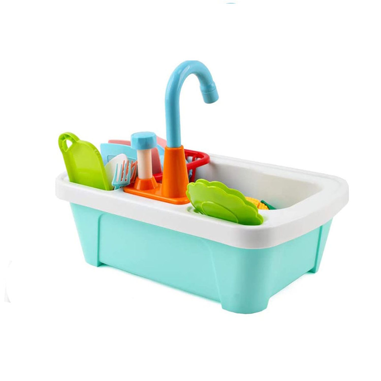 Chiuveta de jucarie Timeless Tools, 11 piese, Multicolor fotografia produsului View 2 L