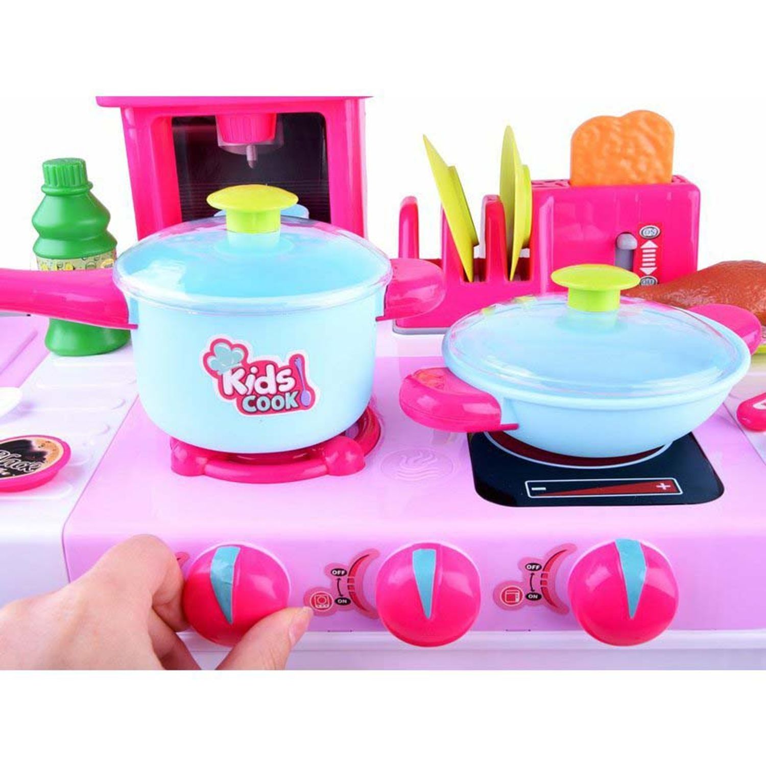 Set bucatarie de jucarie Timeless Tools, 32 piese, Roz fotografia produsului View 2 L