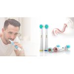 Set 4 rezerve periuta de dinti Timeless Tools compatibile cu Oral-B fotografia produsului View 3 S