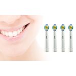 Set 4 rezerve periuta de dinti Timeless Tools, 3D compatibile cu Oral-B fotografia produsului View 4 S