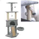 Ansamblu de joaca pentru pisici Timeless Tools, 3 nivele, Gri fotografia produsului View 3 S