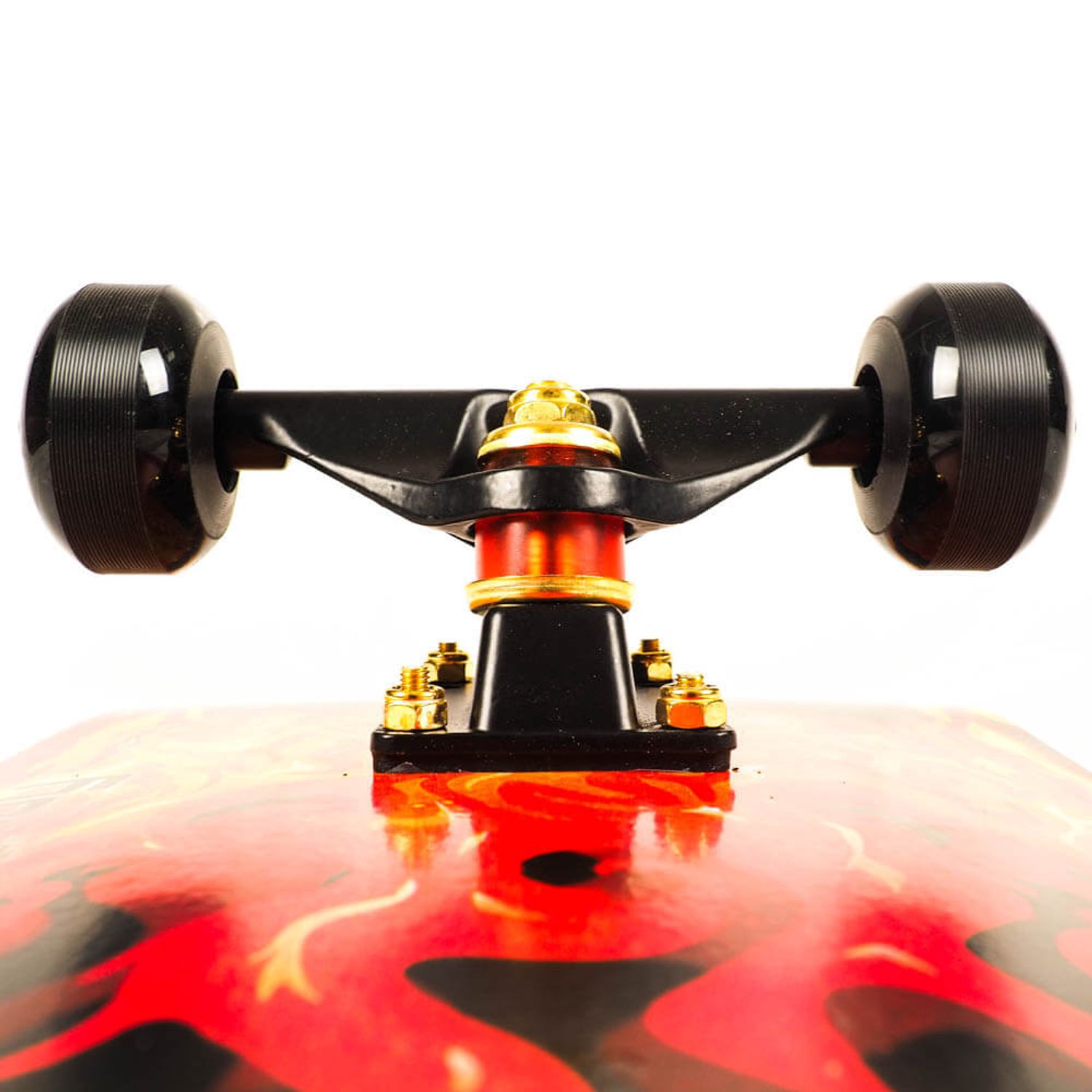 Skateboard Action One ABEC-11, Aluminiu, 79 cm, Flames Skull fotografia produsului View 3 L
