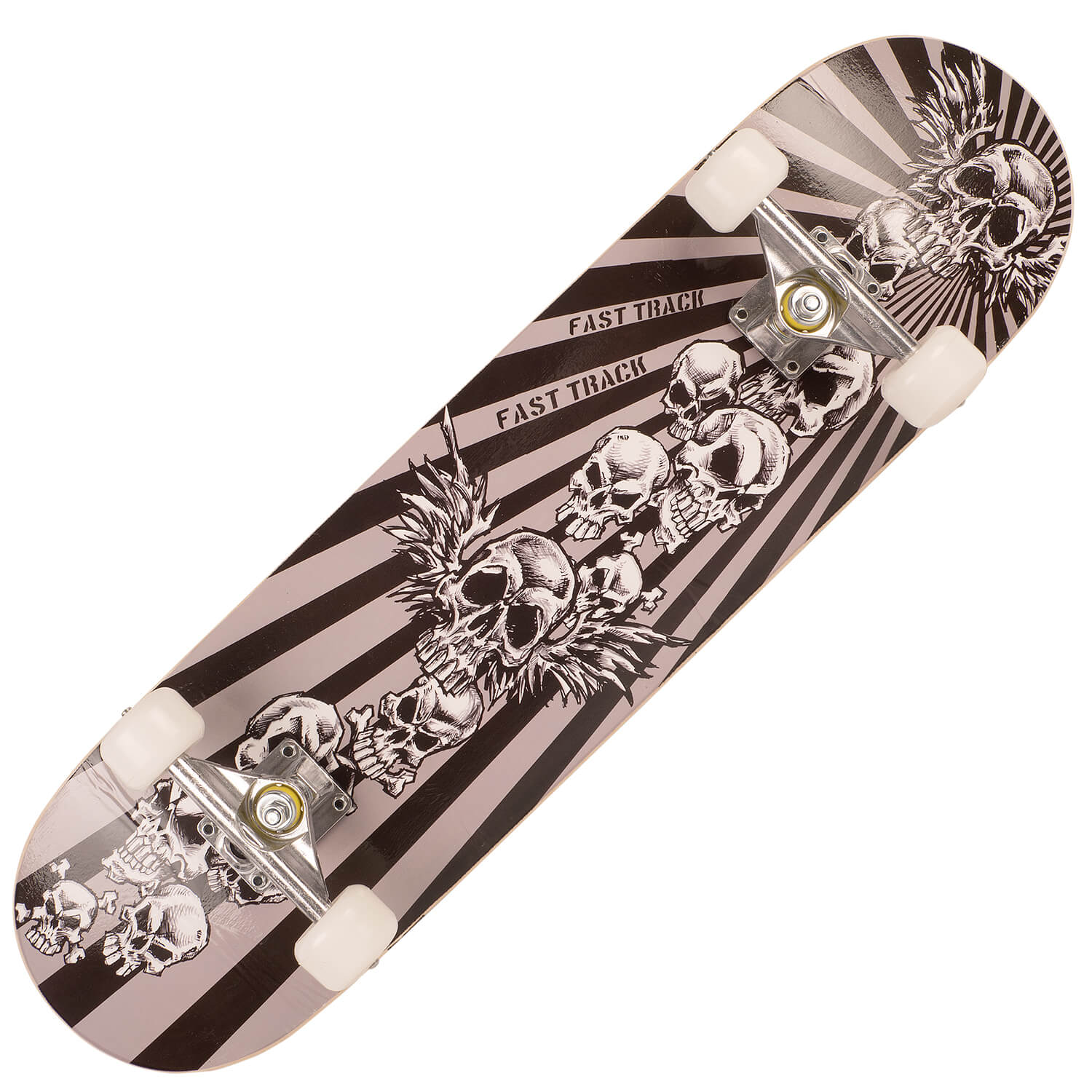 Skateboard Action One ABEC-7, Aluminiu, 79 x 20 cm, multicolor, Flying Skull fotografia produsului