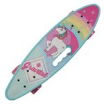 Penny board Action One&reg; Portabil ABEC-7, PU, Aluminiu, Unicorn fotografia produsului