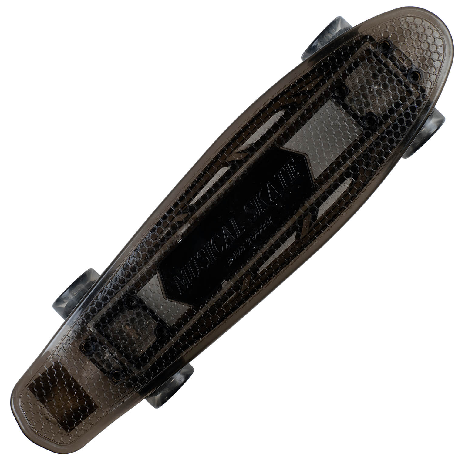 Skateboard Action One 22" cu bluetooth si roti luminoase, ABEC 7, negru fotografia produsului View 2 L