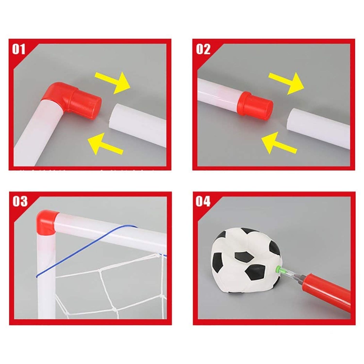 Set Poarta si Minge de Fotbal King Sport fotografia produsului View 3 L