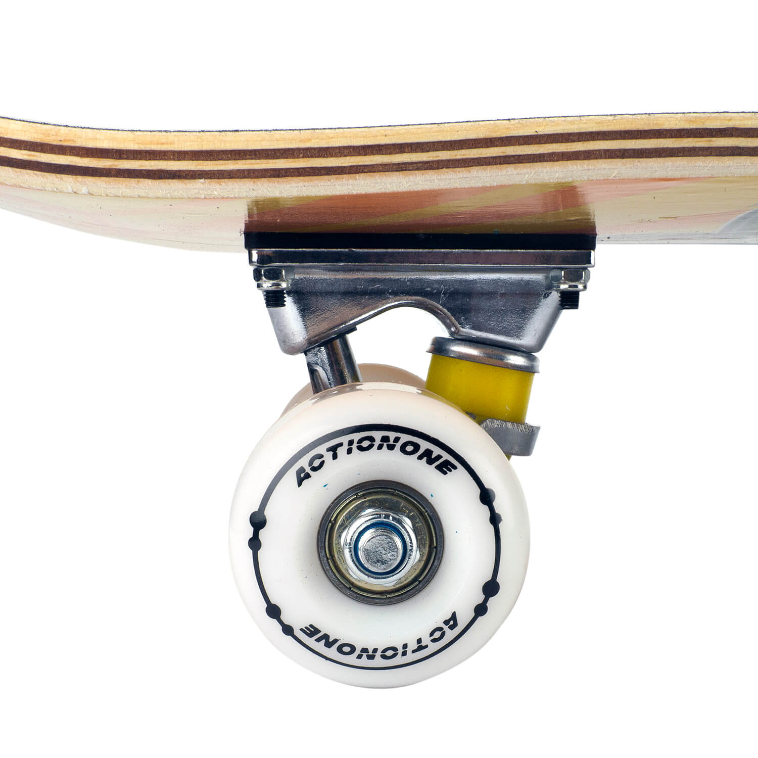 Skateboard ActionOne ABEC-7, Aluminiu, 79 x 20 cm, Multicolor, Monkey fotografia produsului View 5 L