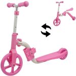 Trotineta Action One&reg; 2 in 1 (trotineta/bicicleta), Roz fotografia produsului