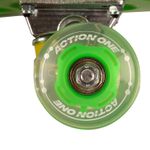 Penny board Action One&reg; Portabil ABEC-7, PU, Aluminiu, Green Stuff fotografia produsului View 5 S