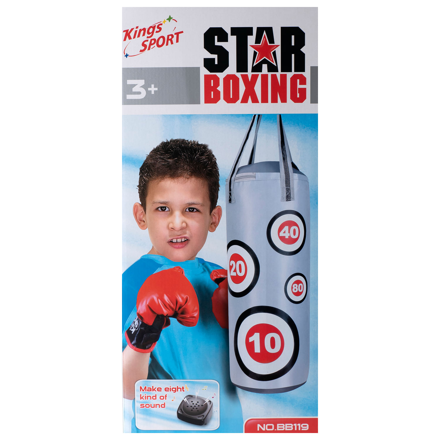 Set box King Sport Star Boxing cu sunete fotografia produsului View 3 L