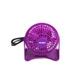 Mini ventilator de birou cu difuzer parfum, Perel, mov, 95170 fotografia produsului