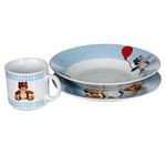 Set 3 piese masa pentru copii Banquet Bear Albastru fotografia produsului