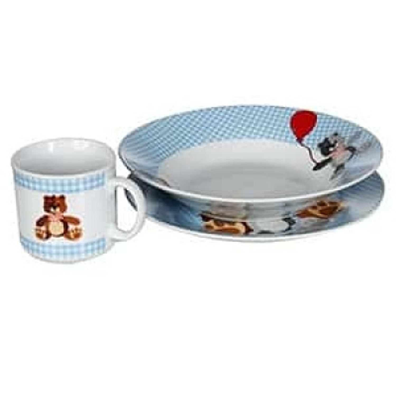 Set 3 piese masa pentru copii Banquet Bear Albastru fotografia produsului