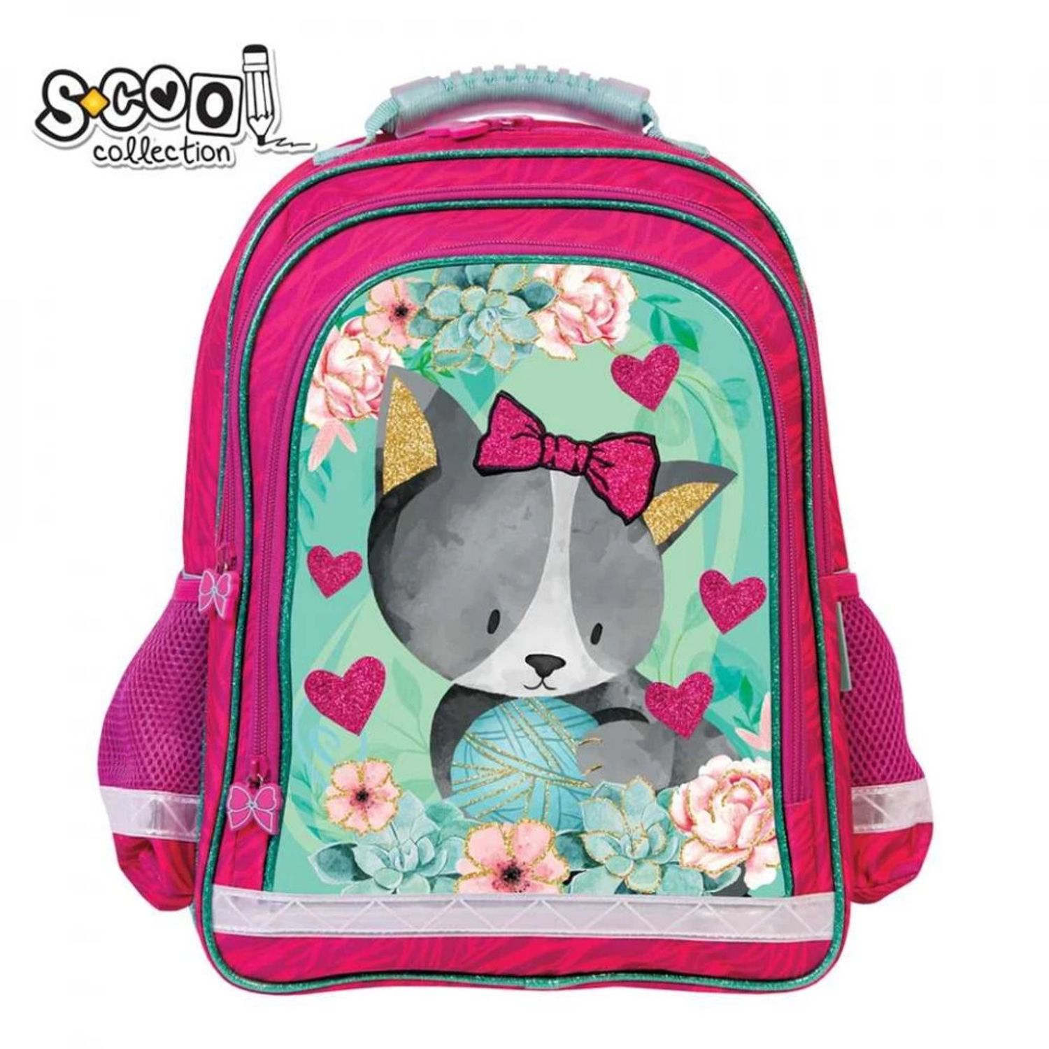 Ghiozdan ergonomic KITTY, 38 cm - S-COOL fotografia produsului
