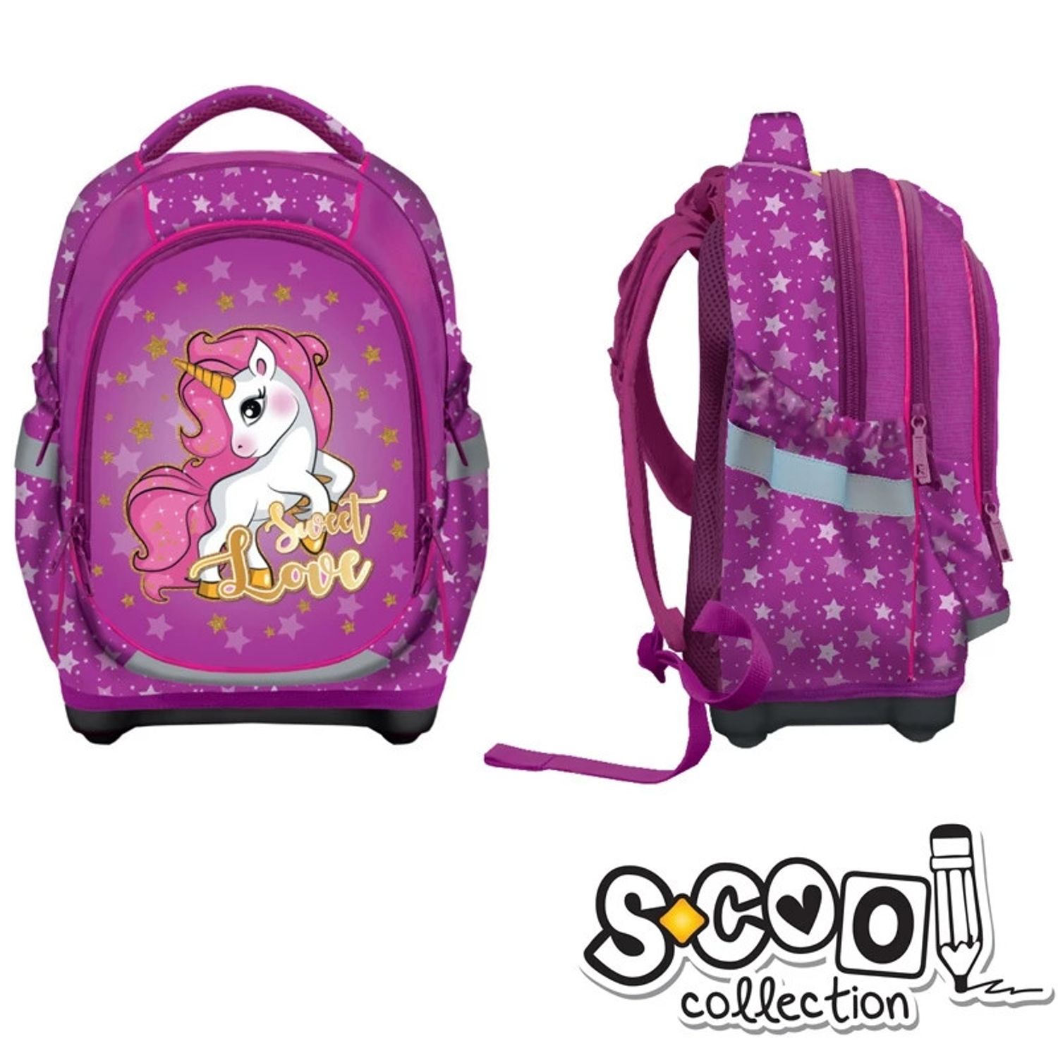 Ghiozdan anatomic UNICORN, 42x34x22cm - S-COOL fotografia produsului
