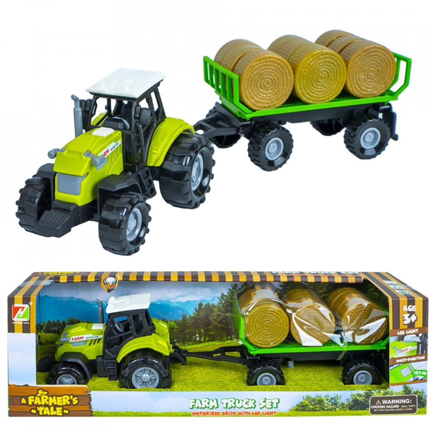 Tractor cu remorca, cu baterii fotografia produsului