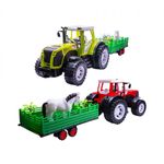 Tractor cu remorca si 2 animale, 54 cm fotografia produsului