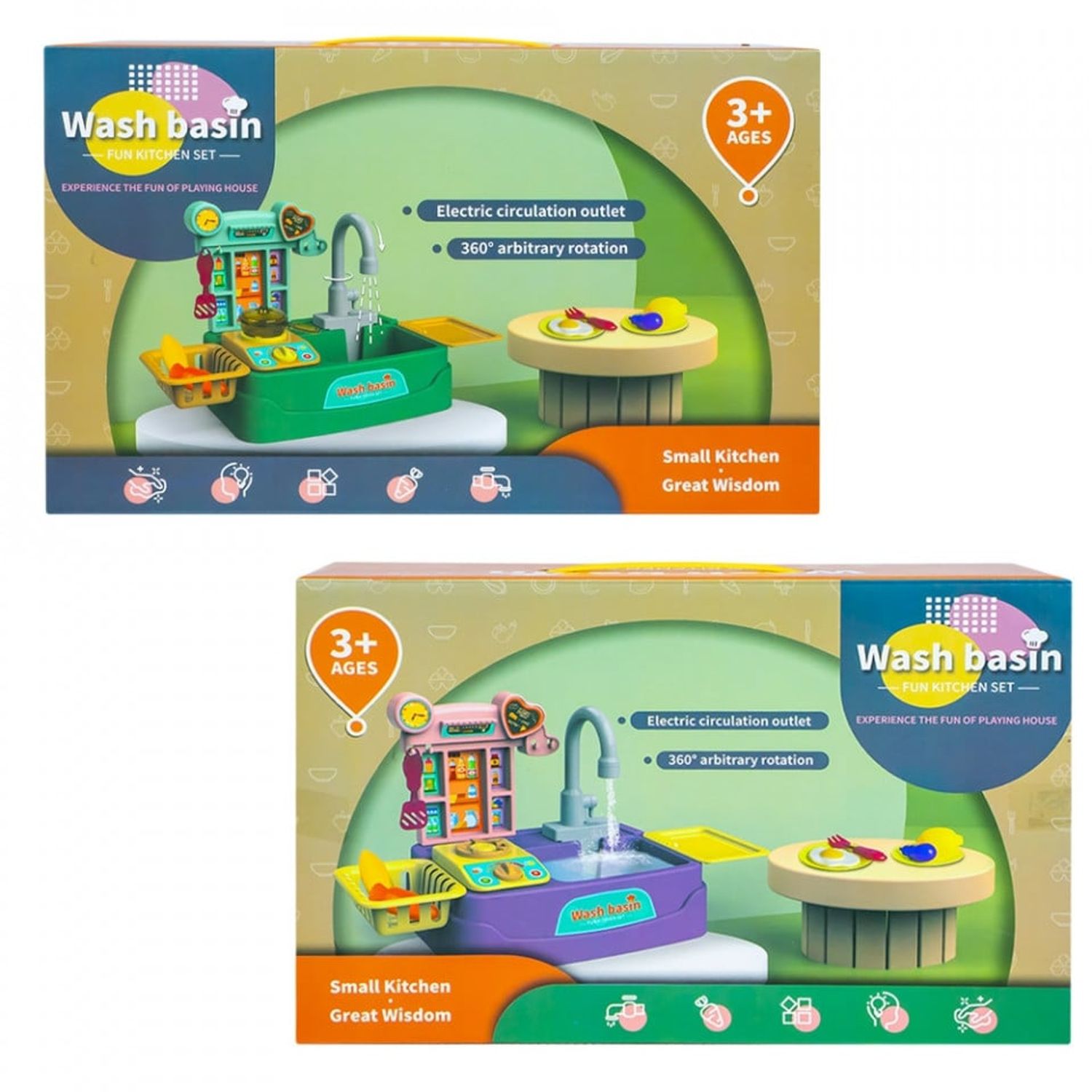 Play set bucatarie, 17 piese, cu baterii, 46x22x27 cm fotografia produsului