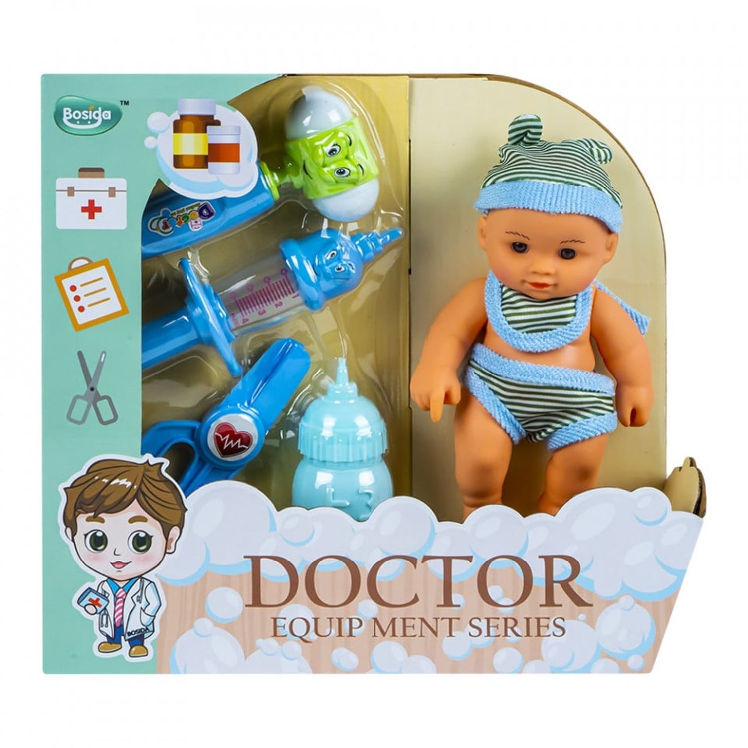 Bebelus + accesorii doctor fotografia produsului