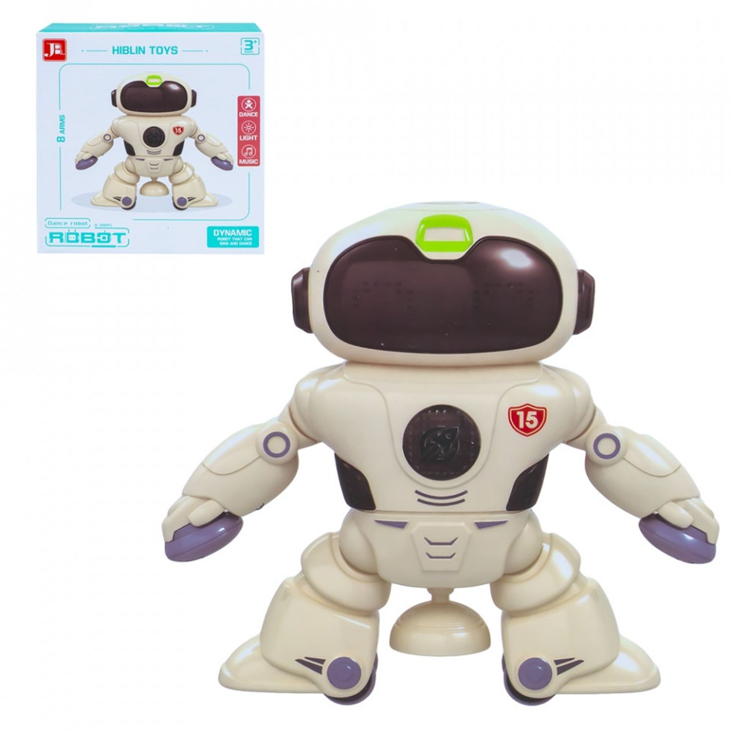 Robot dansator,cu baterii fotografia produsului