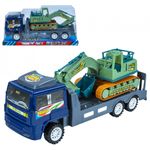 Tir frictiune + transport excavator fotografia produsului