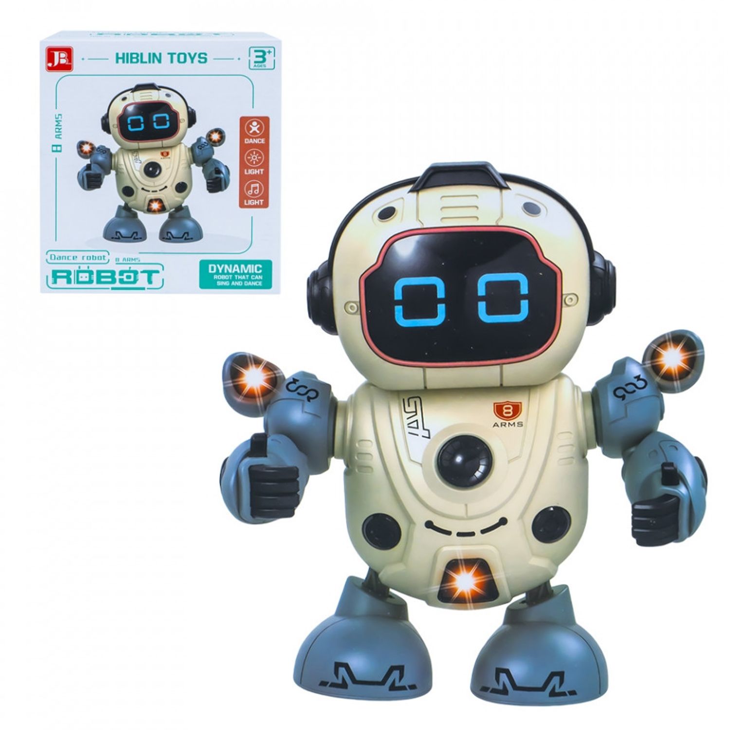 Robot dansator, cu  baterii fotografia produsului
