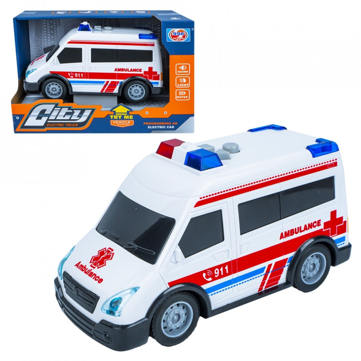 Ambulanta, cu lumina si sunet fotografia produsului