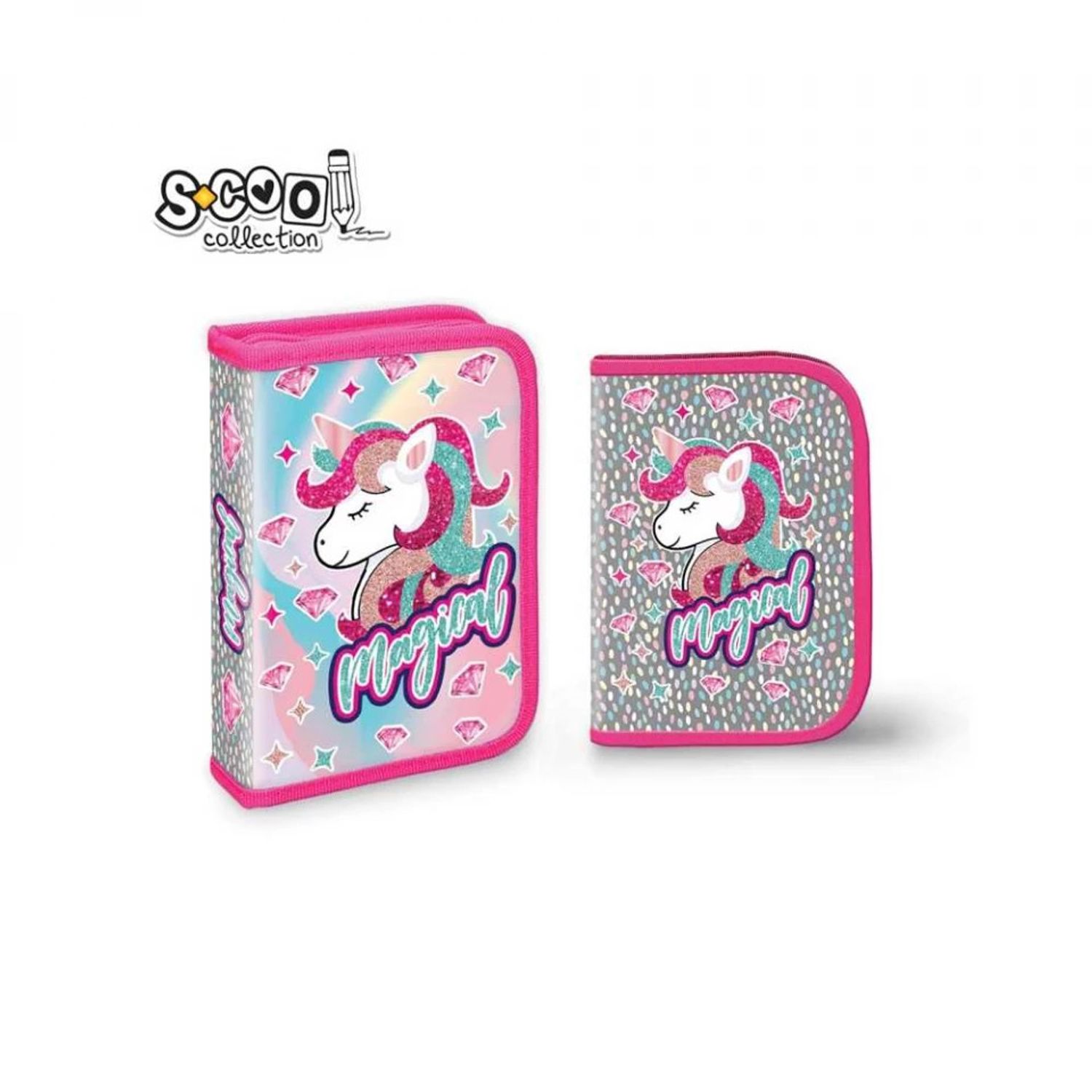 Penar echipat, 1 fermoar, 2 extensii, 32 piese, UNICORN - S-COOL fotografia produsului