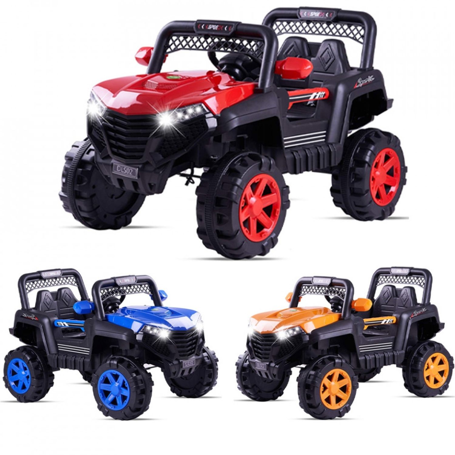 Jeep cu acumulator, 2 motoare, 12V, 7A fotografia produsului
