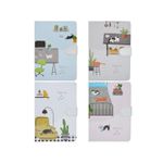 Notes A5 cu magnet, 144 file, There's a cat fotografia produsului