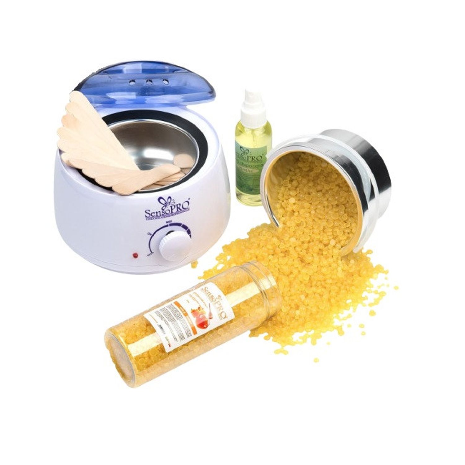 Kit epilare cu ceara traditionala granule miere SensoPro fotografia produsului View 4 L