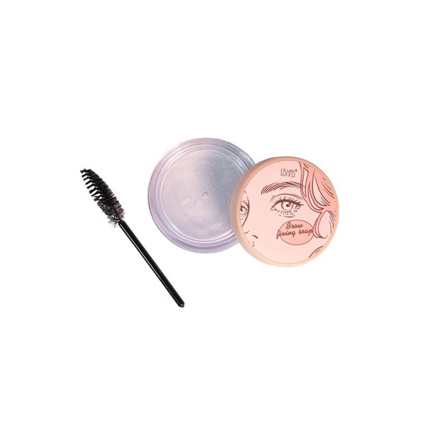 Sapun stilizare sprancene, Ushas, Brow Fixing Soap, Pensula inclusa fotografia produsului