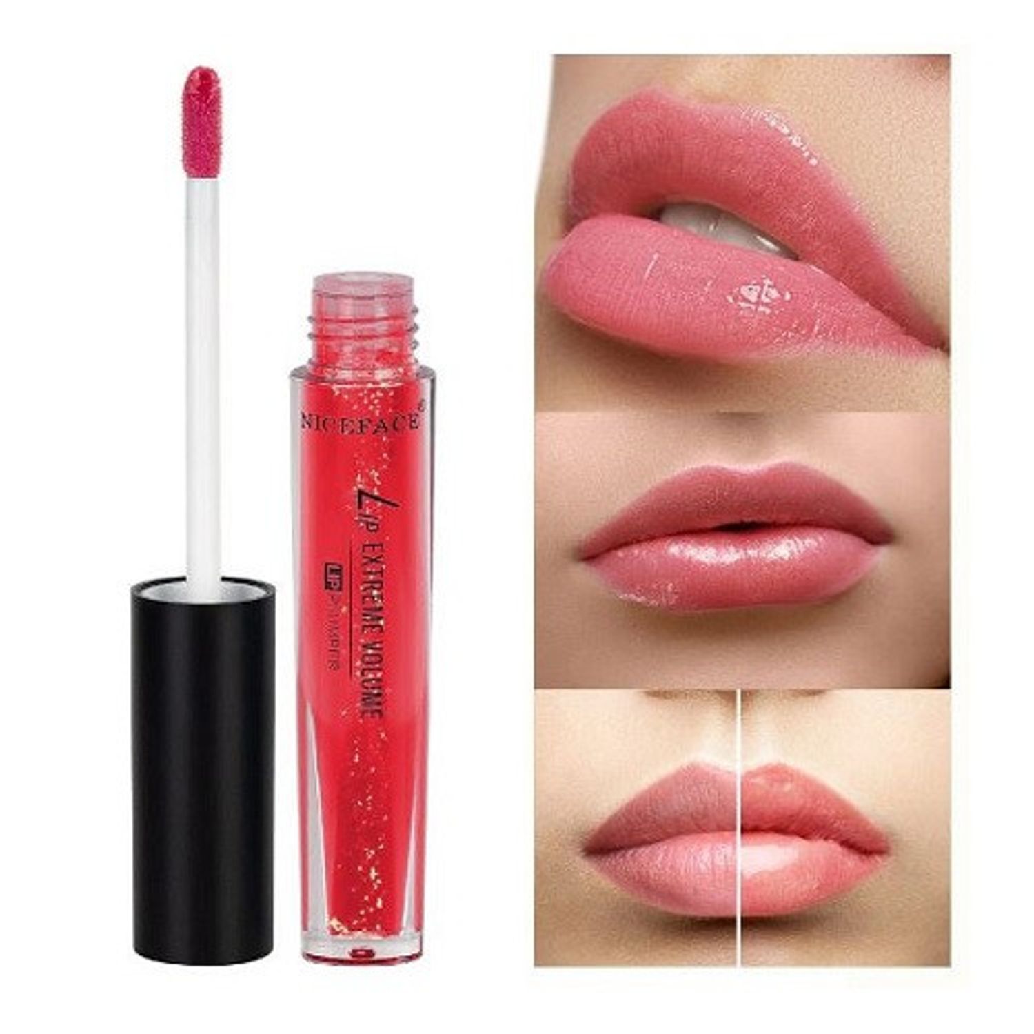 Luciu de buze pentru volum, Niceface, Extreme Lip Plumper, 04 fotografia produsului View 3 L