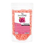 Ceara epilat elastica granule, SensoPro, Trandafir, 100 g fotografia produsului
